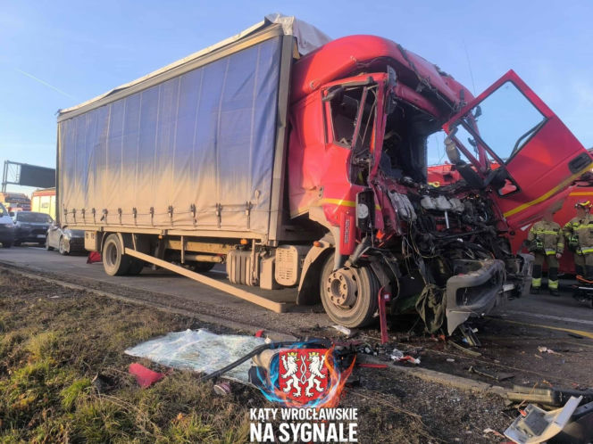 Śmiertelny wypadek na 152. kilometrze A4 pod Wrocławiem