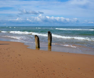 Niski stan Bałtyku - zdjęcia morza