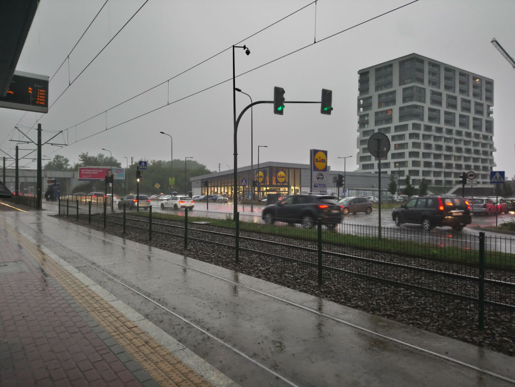 Potężna burza przeszła nad Krakowem