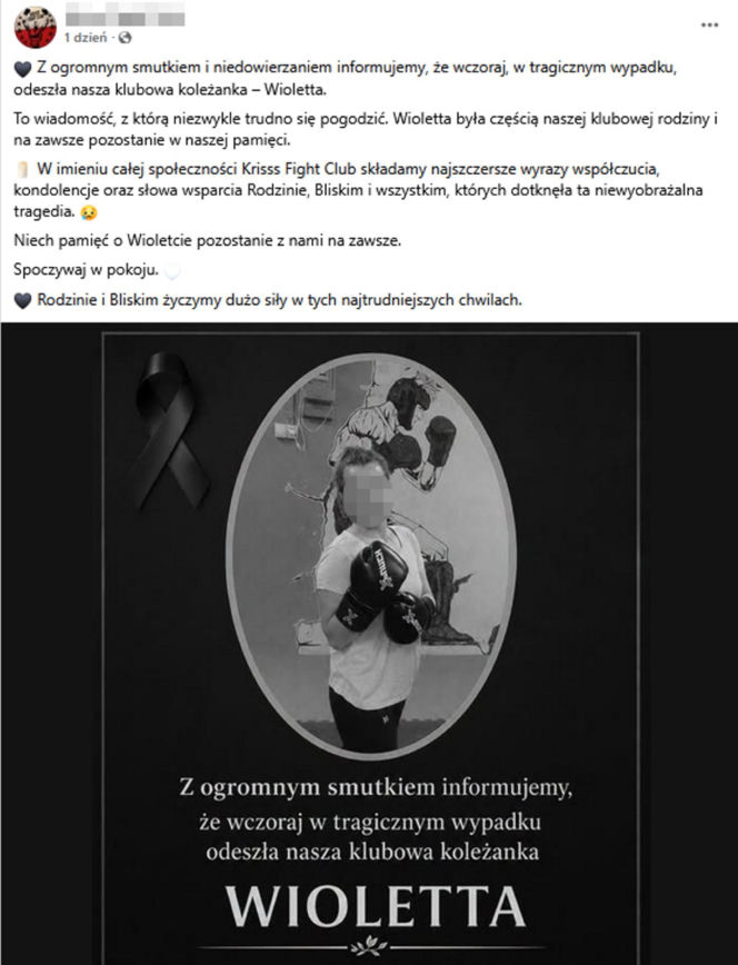 Tragiczna śmierć Wioletty. W aucie była jej 6-letnia córeczka