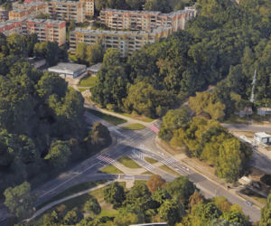 Skrzyżowanie ulic Chopina i Wiosny Ludów