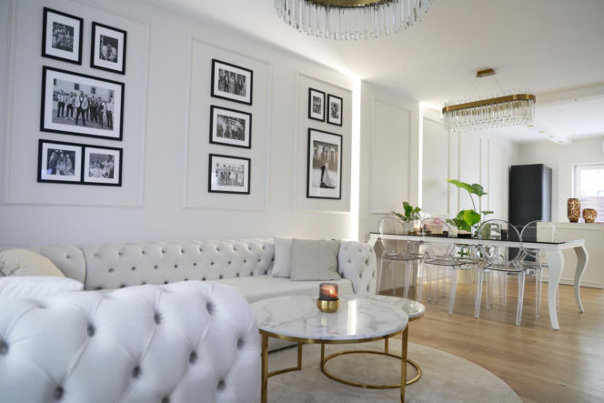 Lata temu wygrała "Projekt Lady", teraz pokazała jak mieszka! Biel i złoto biją po oczach