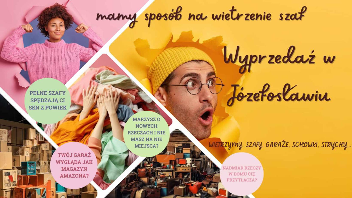 Wielka dwudniowa garażówka w Józefosławiu w weekend 13 i 14 kwietnia!