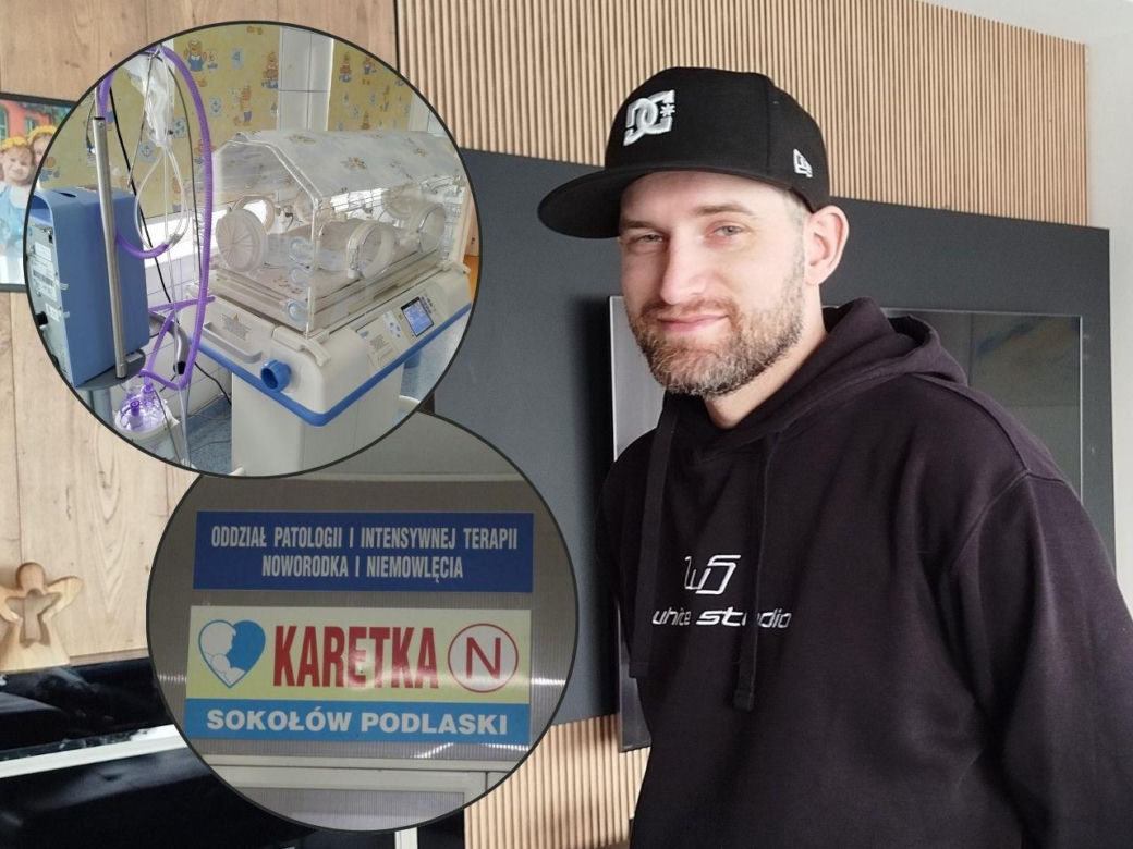 Był pierwszym wcześniakiem uratowanym na tym oddziale w Sokołowie Podlaskim. Teraz walczy o jego przyszłość!