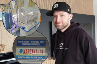 Był pierwszym wcześniakiem uratowanym na tym oddziale w Sokołowie Podlaskim. Teraz walczy o jego przyszłość!