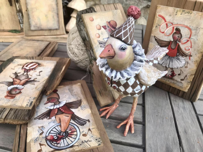 Drewniane dzieła Agnieszki - Cztery Kąty a Piec Piąty