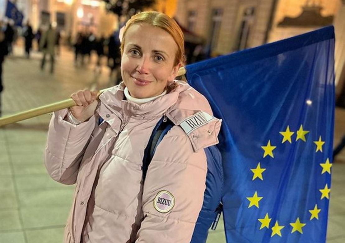 Celebryci na manifestacji w Warszawie