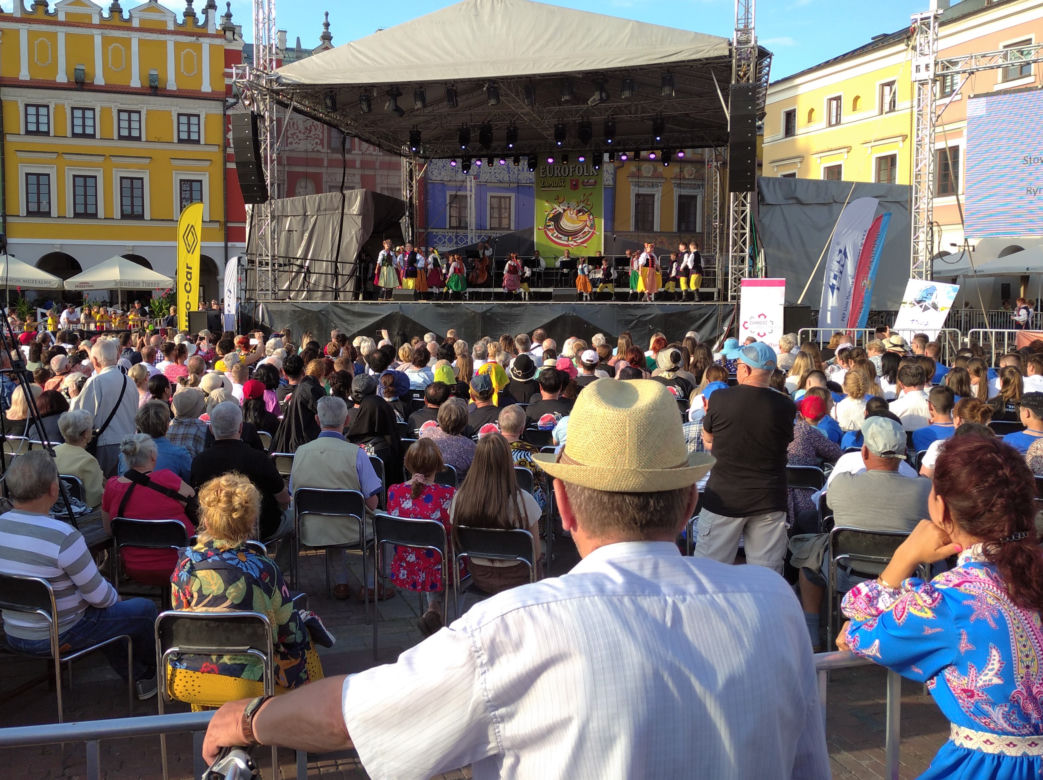 XX Eurofolk w Zamościu ZPiT Zamojszczyzna koncert "Gospodarze - Gościom"