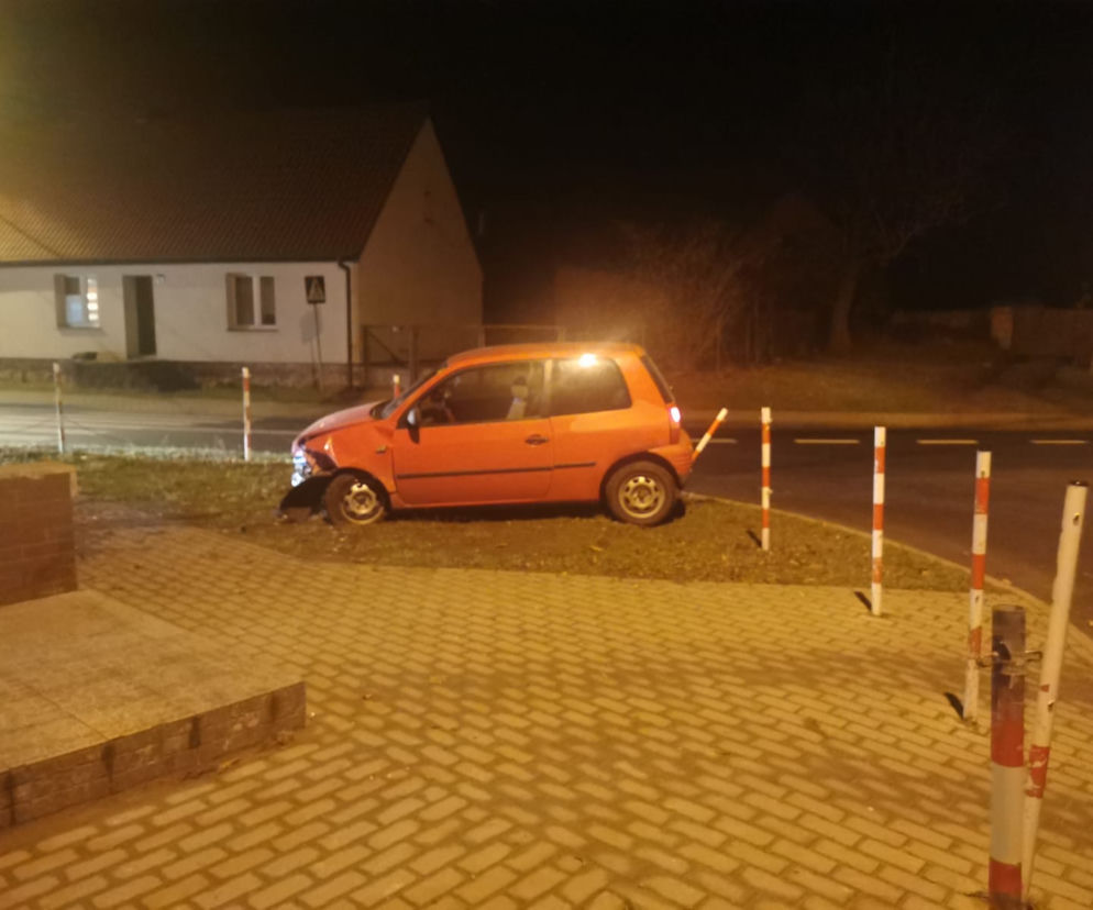 Pijana kobieta spowodowała kolizję