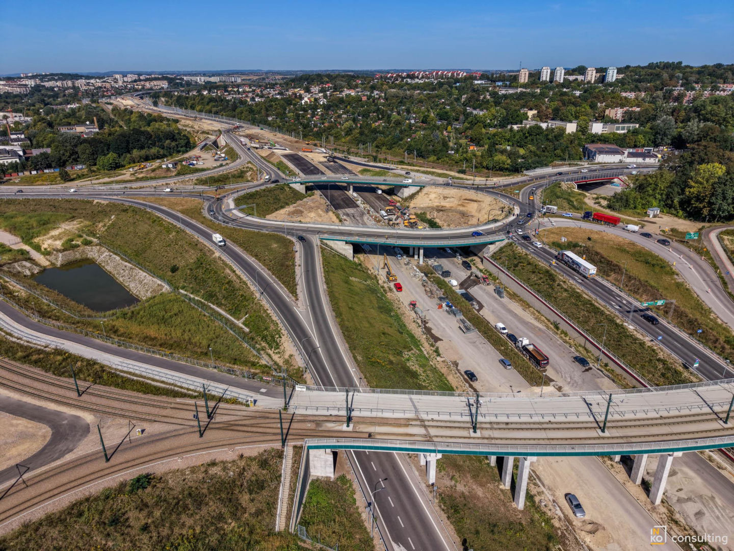 Węzeł Mistrzejowice i węzeł Grębałów - budowa wrzesień 2026