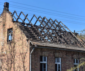 Pożar domku jednorodzinnego w miejscowości Tupadły
