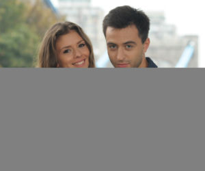 Pierwsza miłość. Mikser (Błażej Michalski), Klaudia (Klaudia Halejcio)
