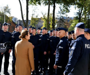 Ślubowanie nowych funkcjonariuszy podlaskiej policji