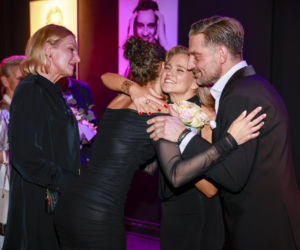 Agata Załęcka i inne gwiazdy na premierze spektaklu Kaczorowskiej i Rogacewicza