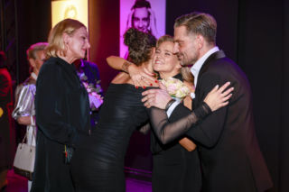 Agata Załęcka i inne gwiazdy na premierze spektaklu Kaczorowskiej i Rogacewicza