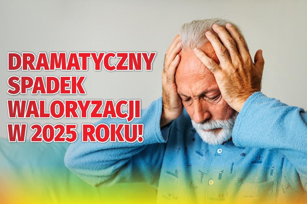 Dramatyczny spadek waloryzacji w 2025 roku!