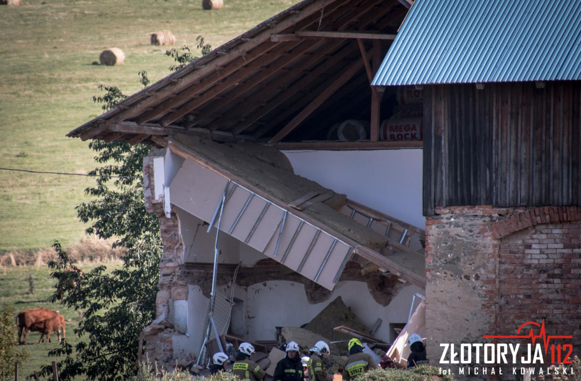 Remontowali dom, zginęli pod gruzami. Prokuratura: to nie była katastrofa budowlana
