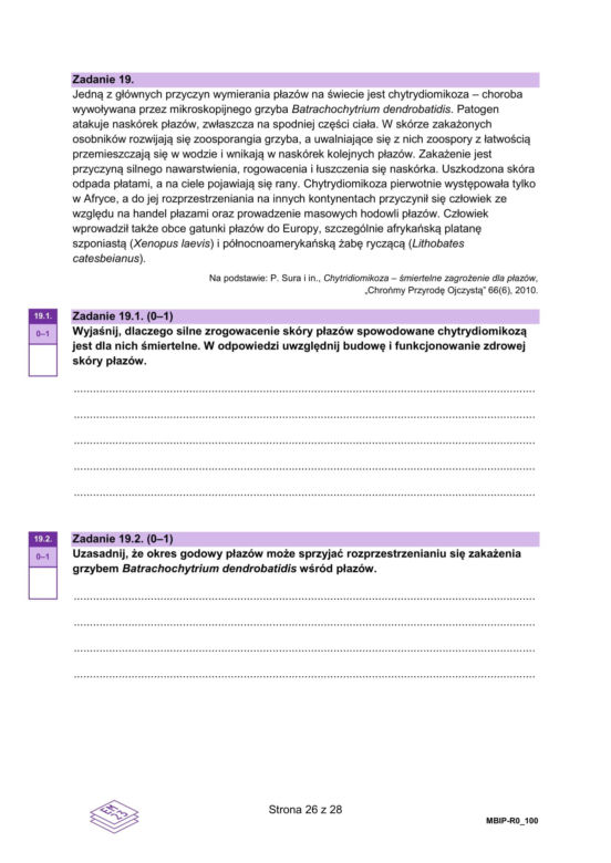 Matura próbna 2025: biologia rozszerzona. Odpowiedzi + arkusze CKE (10.12.24)