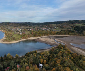 Wysychające Jezioro Solińskie