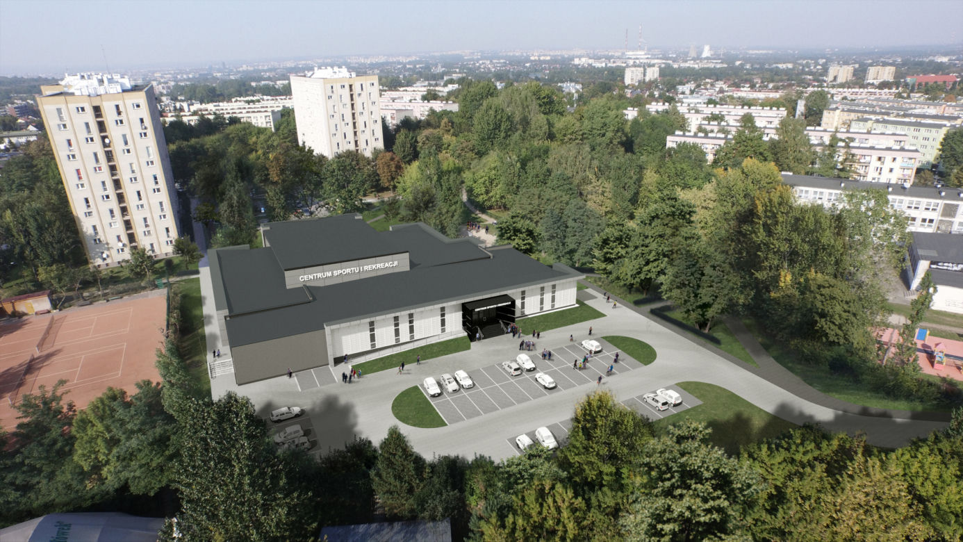 Powstaje Dzielnicowe Centrum Sportu i Rekreacji Na Kozłówce [AUDIO, WIZUALIZACJE]