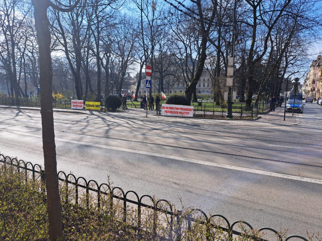 Protest rolników w Krakowie. 20.03.2024