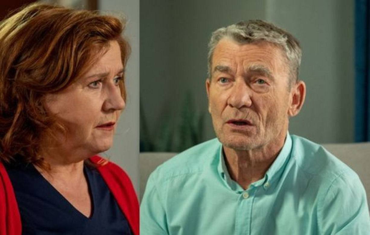 Barwy szczęścia, odc. 2530: Stefan (śp. Krzysztof Kiersznowski), Waleria (Ewa Ziętek)