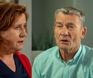 Barwy szczęścia, odc. 2530: Stefan (śp. Krzysztof Kiersznowski), Waleria (Ewa Ziętek)