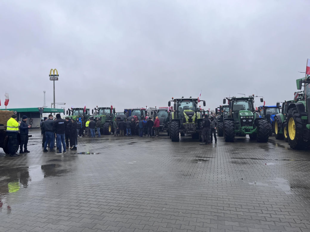 Kolejny protest rolników w Gorzowie