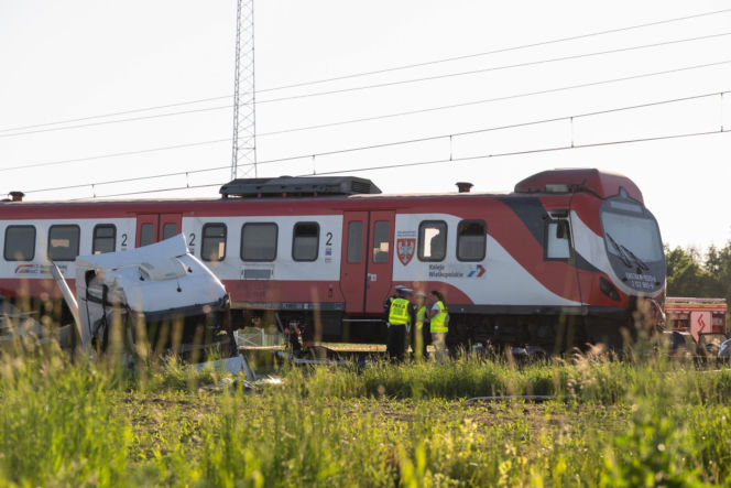 Wypadek na przejeździe kolejowym