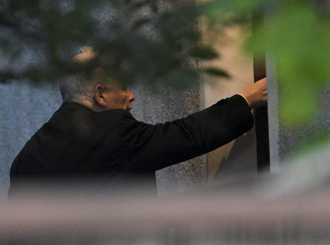 Jarosław Kaczyński w swoim domu na warszawskim Żoliborzu
