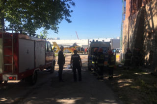 Zabrze: Wypadek w trakcie prac remontowych. Pracownik spadł z pierwszego piętra