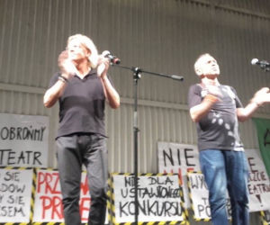 Protest w Teatrze Polskim