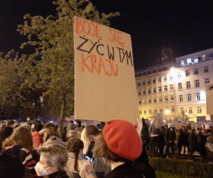 Niedzielny protest w centrum Poznania