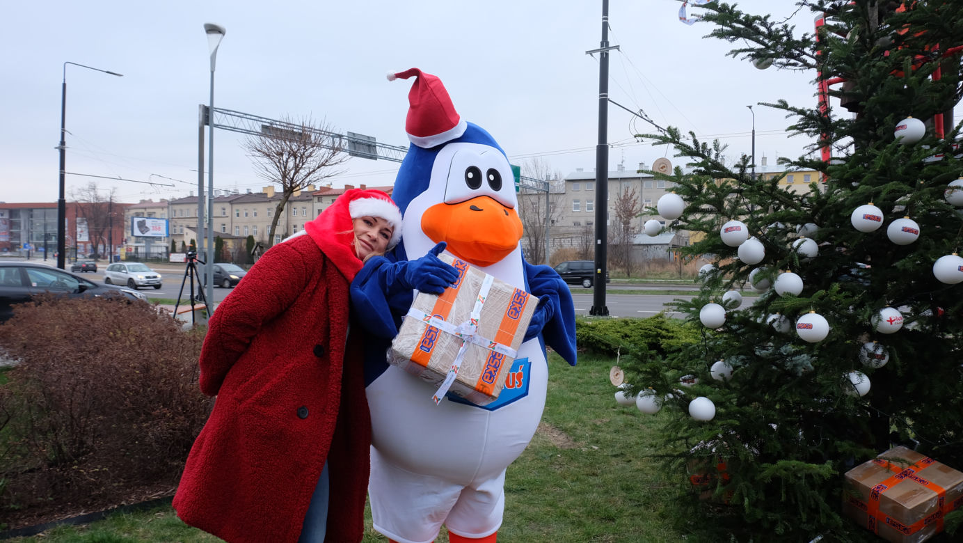 Eskowa choinka stanęła przez Aqua Lublin!