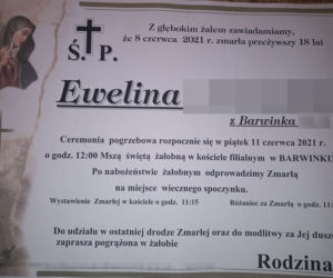 Barwinek. Śmierć 18-letniej Eweliny [ZDJĘCIA]