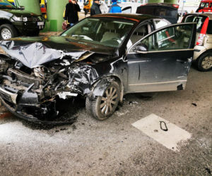 Trzy samochody zderzyły się na ulicy Jagiellońskiej