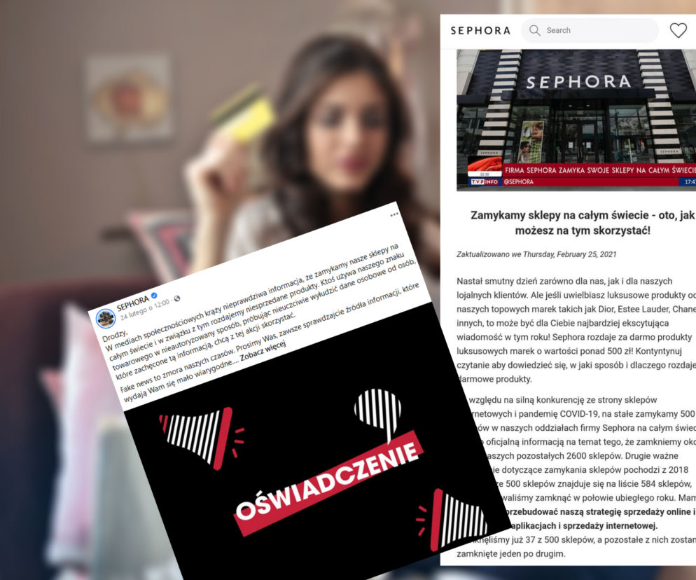 Rossmann i Sephora rozdają kosmetyki za darmo? Mieszkanka Kętrzyna padła ofiarą oszustwa
