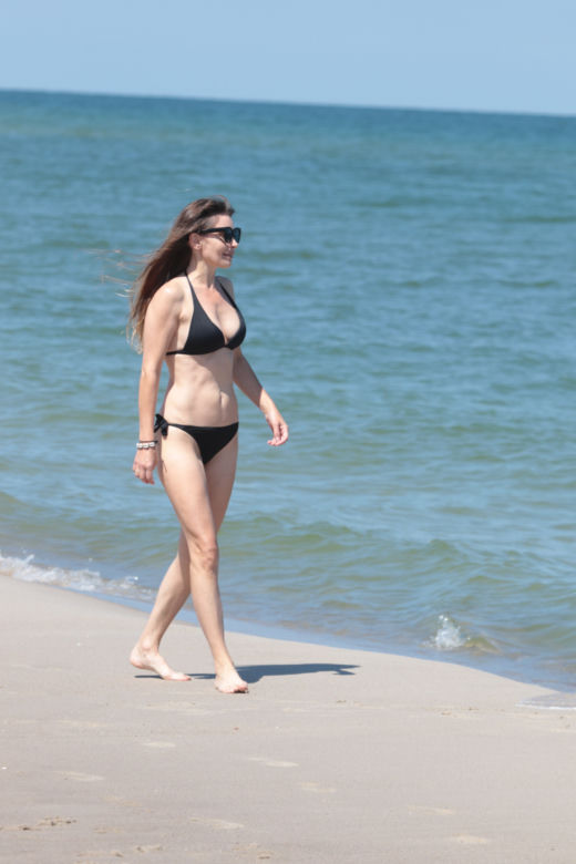 Wenus z Juraty czyli Agnieszka Dygant na plaży