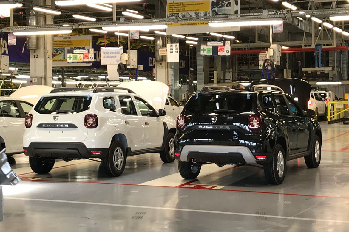 Fabryka samochodów Dacia w Rumunii