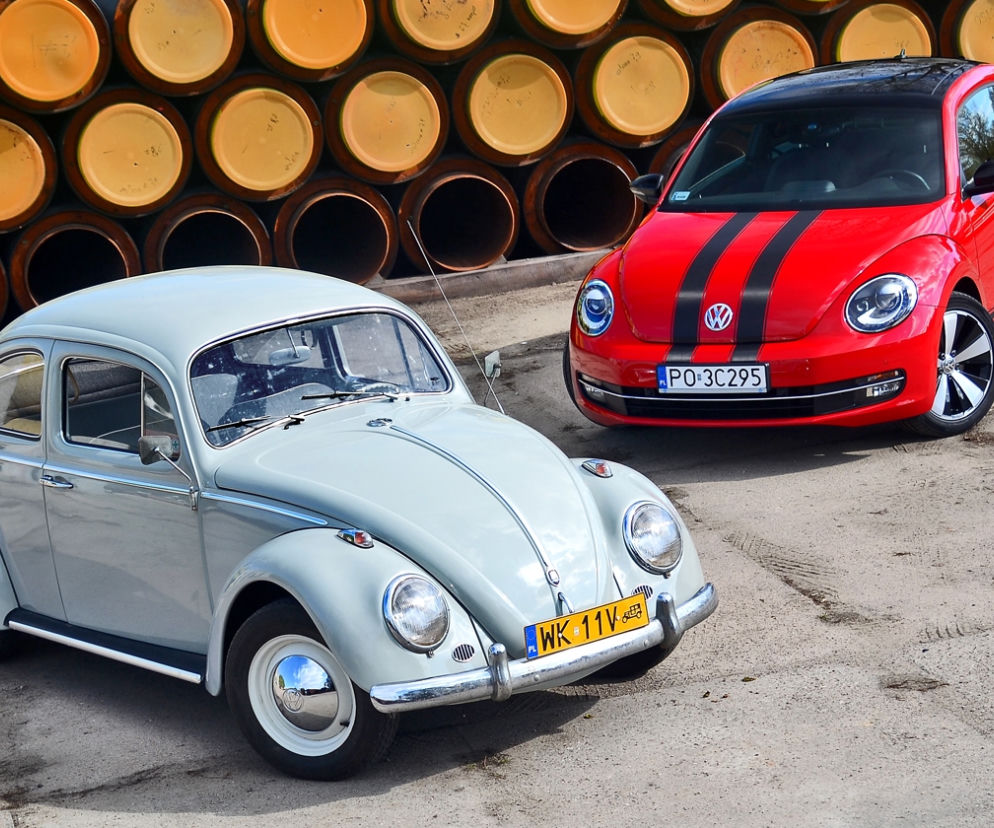 Volkswagen Beetle 2014 r. vs. Volkswagen Garbus 1960 r.