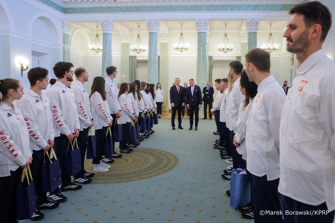 Semirunnij, Kurakowa i reszta olimpijczyków u Karola Nawrockiego