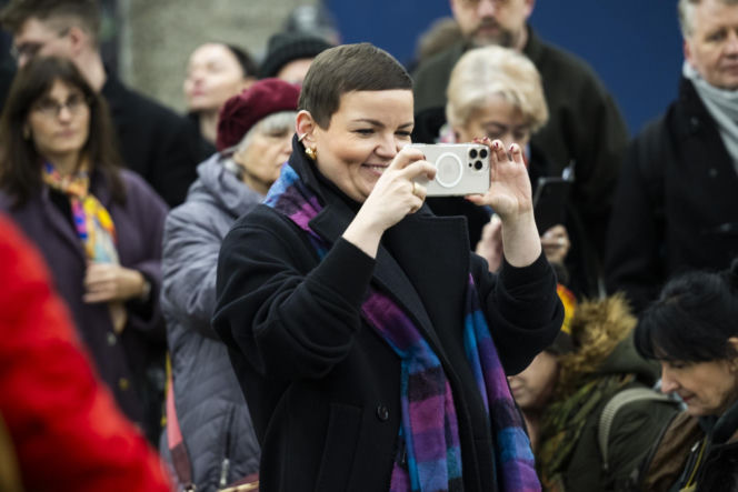 Minister kultury ruszyła na świąteczne zakupy