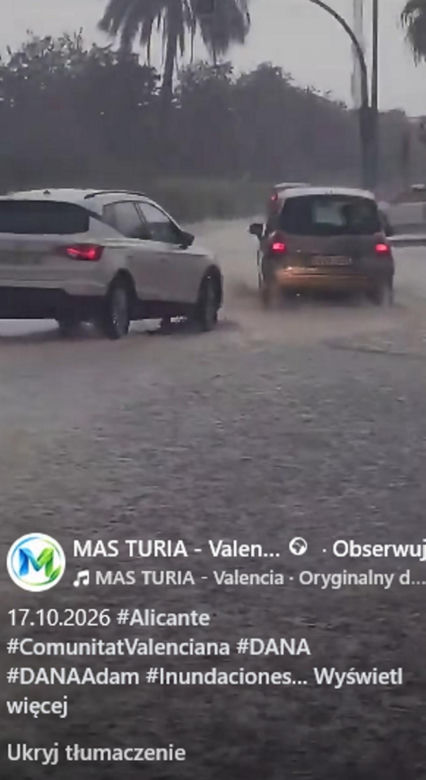 Powódź w Hiszpanii