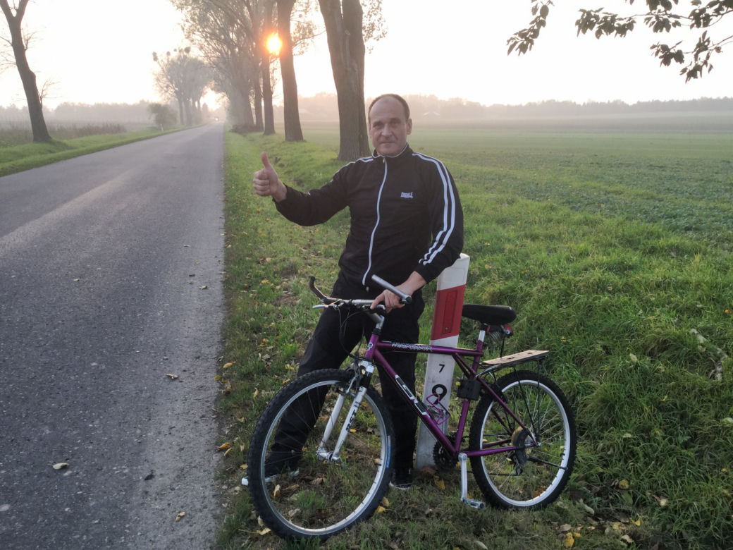Przestał palić, zaczął pedałować