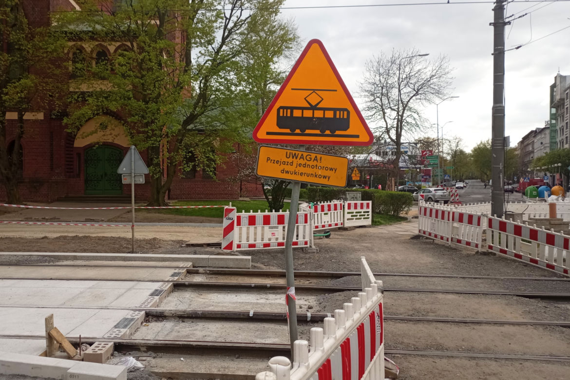 Przebudowa placu Zwycięstwa. Duże zmiany w kursowaniu tramwajów