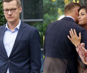 M jak miłość. Kinga (Katarzyna Cichopek), Paweł (Rafał Mroczek), Piotrek (Marcin Mroczek)