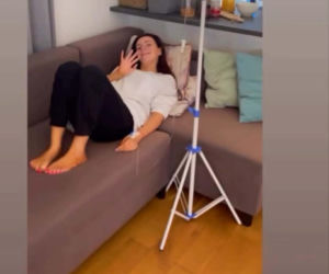 Ciężarna Dominika Serowska z kroplówką w dłoni. Co się stało ukochanej Hakiela?