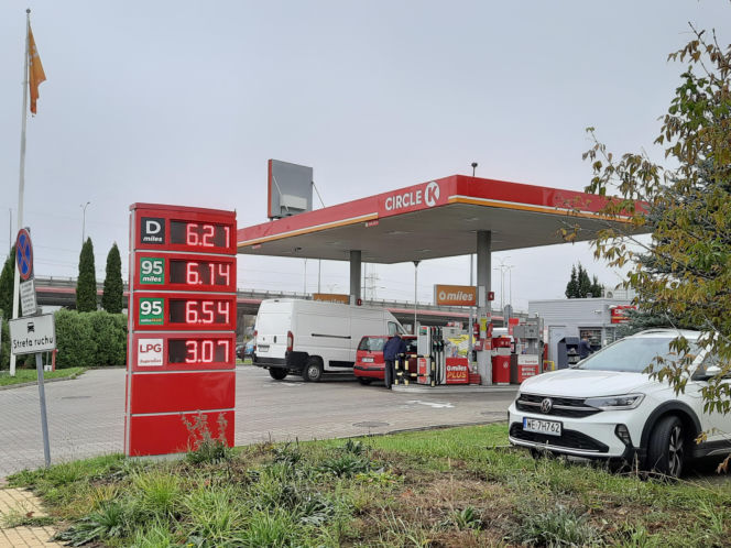 Ceny paliw Białystok Circle K