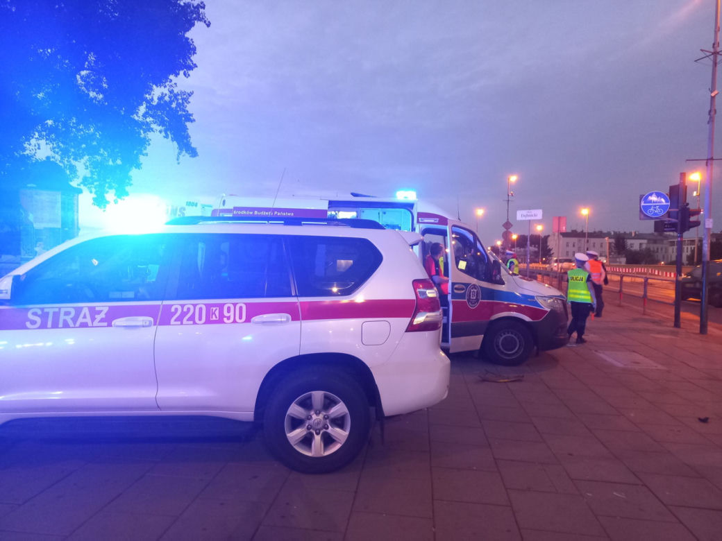 Wypadek na Moście Dębnickim. Auto prowadził Patryk P.