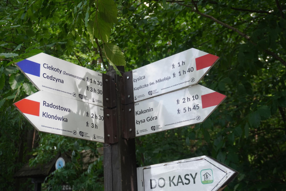 Wejście na Łysicę